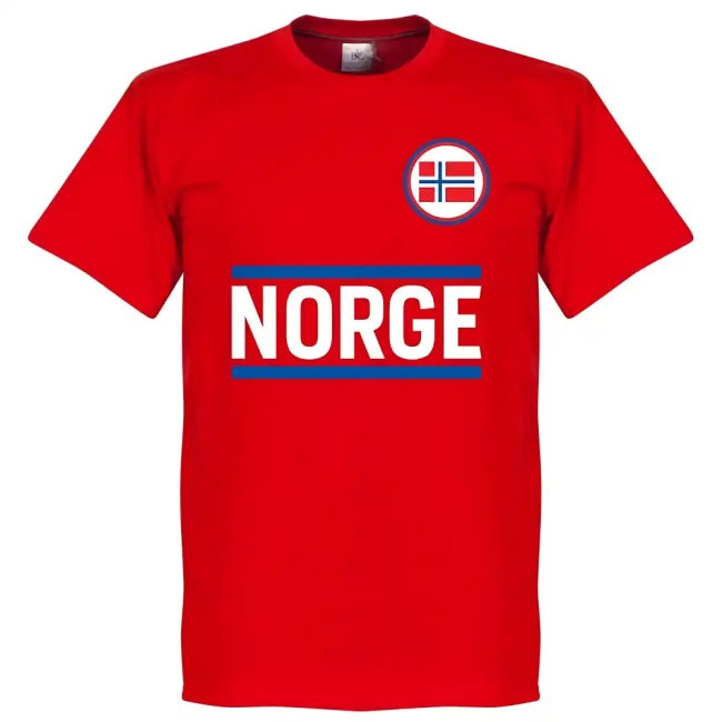 Norway Team T-Shirt - Red (Haaland 9) — Shop Now