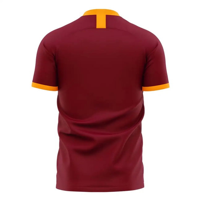 Roma 2025-2026 Home Concept Football Kit (Libero) - No Sponsor (MANCINI 23) — Shop Online