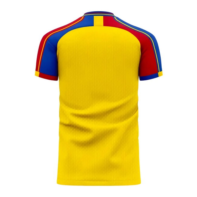 Romania 2025-2026 Home Concept Football Kit (Libero) (HAGI 10) — Buy Now