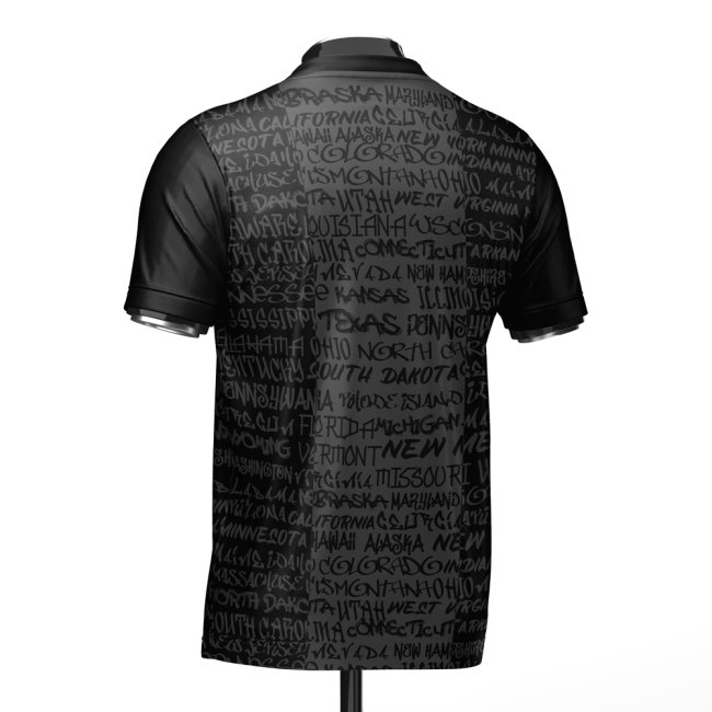 USA Heritage Football Jersey Black (Wolvate) Adult Short Sleeve (Howard 1) — Buy Online