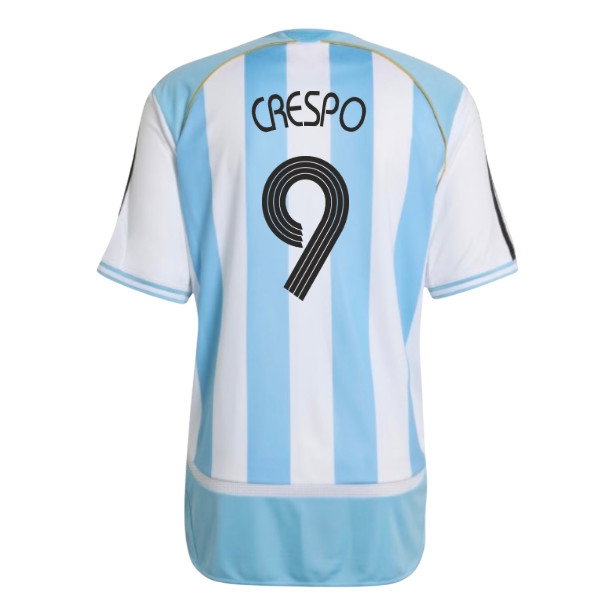 2006 Argentina Reissue Home Shirt (Crespo 9)