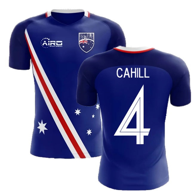 2025-2026 Australia Flag Away Concept Football Shirt (Cahill 4) — Buy Online