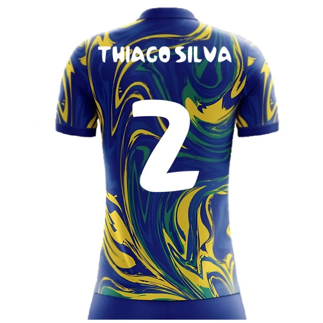 2025-2026 Brazil Away Concept Shirt (Thiago Silva 2) - Kids — Buy Now