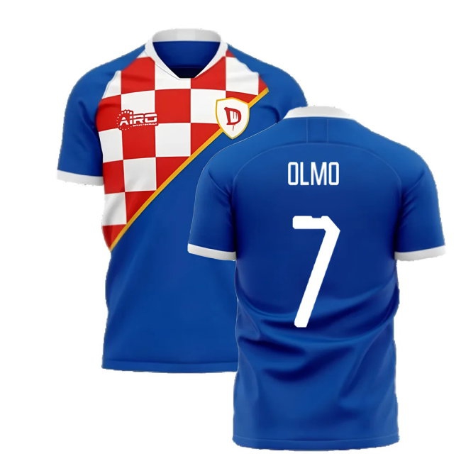 2025-2026 Dinamo Zagreb Home Concept Football Shirt (Olmo 7)