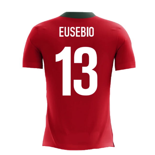 2025-2026 Portugal Airo Concept Home Shirt (Eusebio 13) — Shop Online