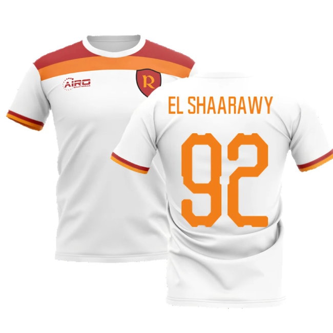 2025-2026 Roma Away Concept Football Shirt (EL SHAARAWY 92) — Shop Now