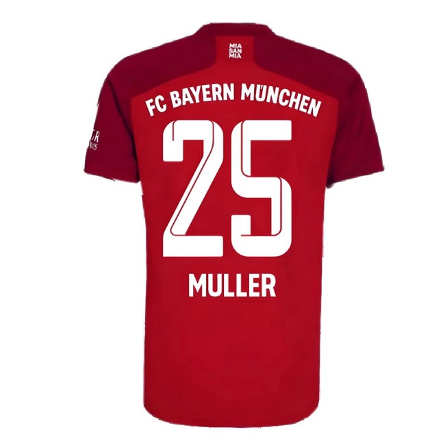 2021-2022 Bayern Munich Home Shirt (MULLER 25) — Shop Now