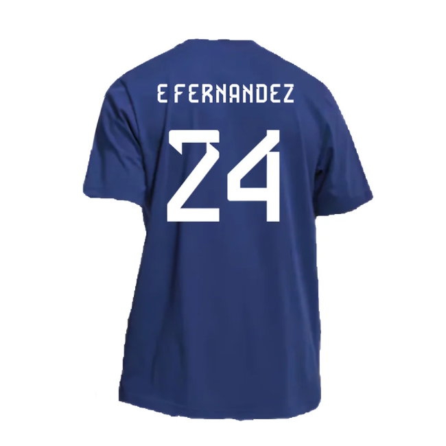 2022-2023 Argentina DNA Graphic Tee (Night Indigo) (E FERNANDEZ 24) — Buy Online
