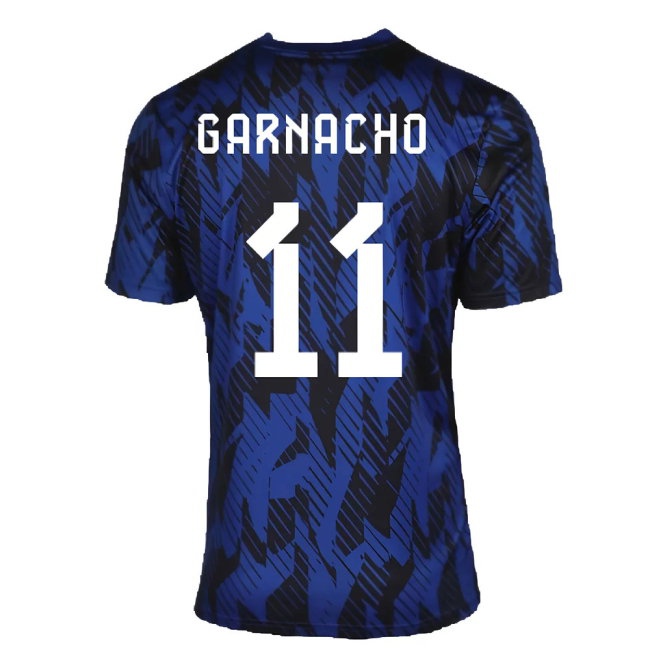 2022-2023 Argentina Pre-Match Shirt (Blue) (GARNACHO 11) — Buy Now