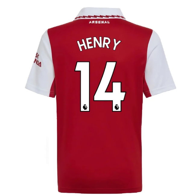 2022-2023 Arsenal Home Shirt (Kids) (HENRY 14) — Buy Now