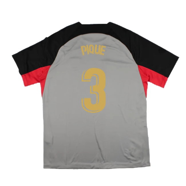 2022-2023 Barcelona CL Training Shirt (Grey) (PIQUE 3) — Shop Now