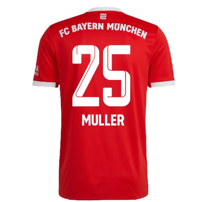2022-2023 Bayern Munich Home Shirt (MULLER 25) — Buy Online