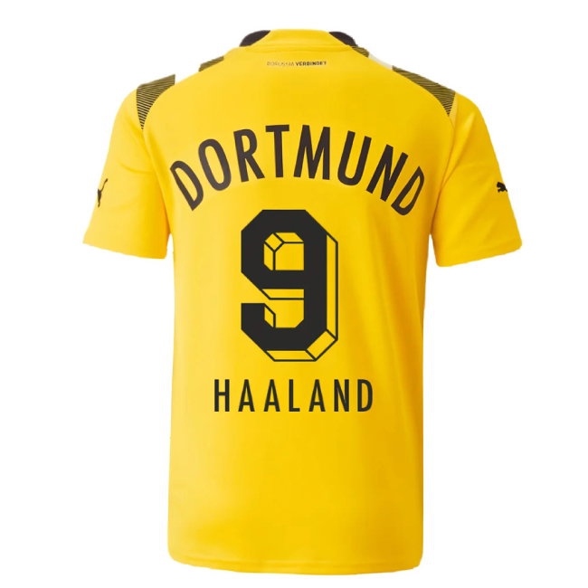 2022-2023 Borussia Dortmund CUP Shirt (Kids) (HAALAND 9) — Buy Now