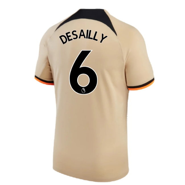 2022-2023 Chelsea Third Shirt (DESAILLY 6) — Shop Online