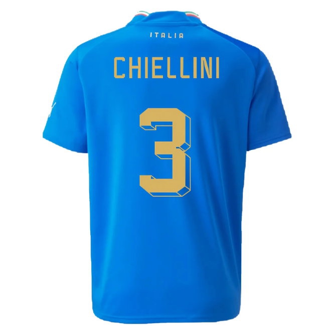 2022-2023 Italy Home Shirt (Kids) (CHIELLINI 3) — Buy Online