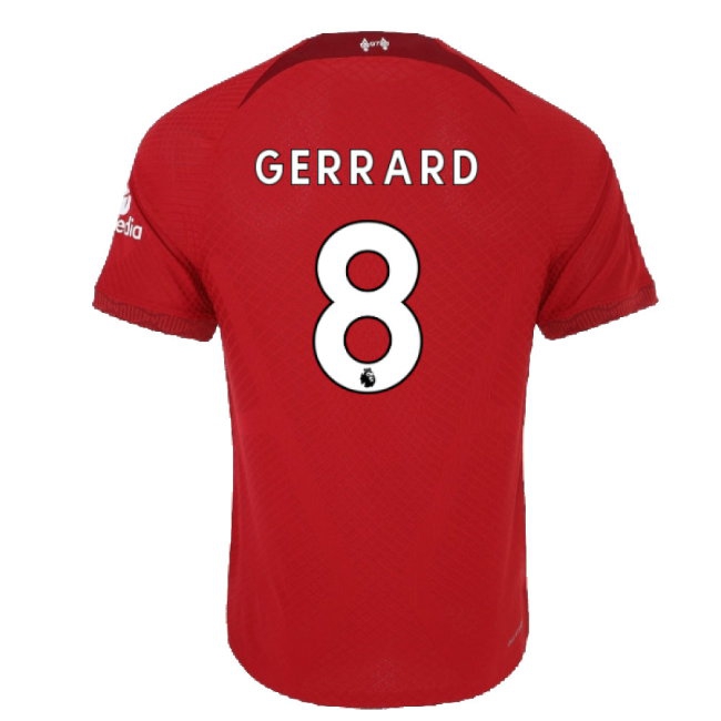 2022-2023 Liverpool Vapor Home Shirt (GERRARD 8) — Buy Online