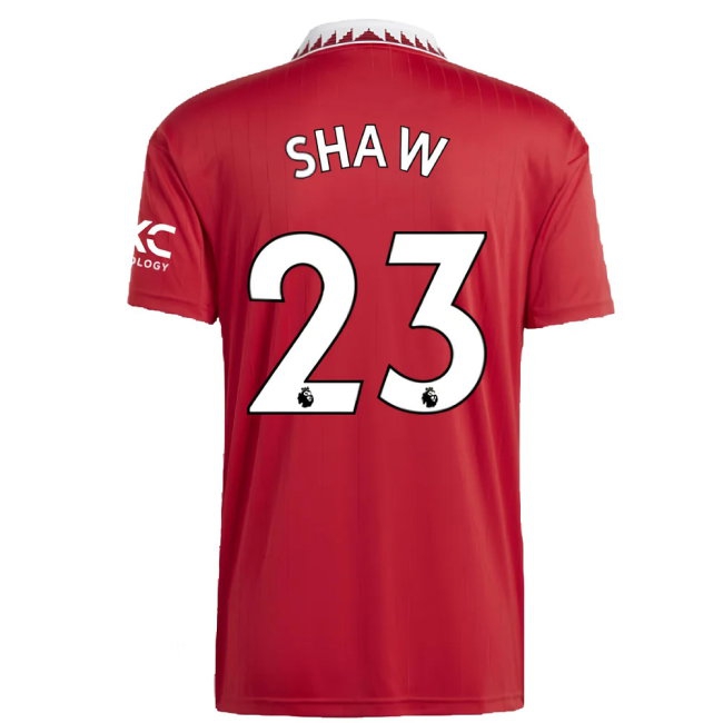 2022-2023 Man Utd Home Shirt (SHAW 23) — Buy Online