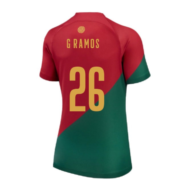 2022-2023 Portugal Home Shirt (Ladies) (G Ramos 26) — Shop Online
