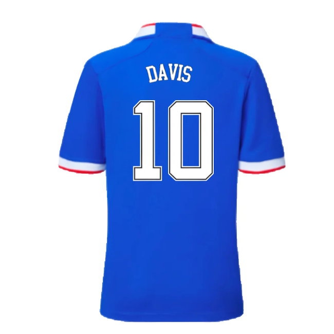 2022-2023 Rangers Home Shirt (Kids) (DAVIS 10) — Buy Now