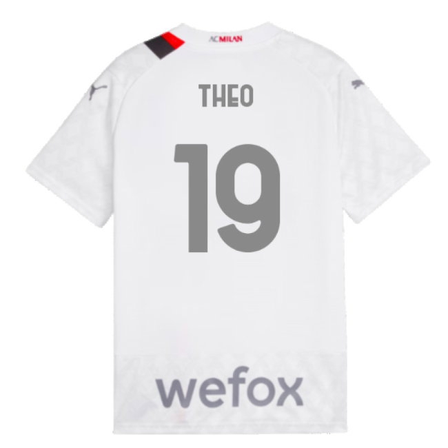 2023-2024 AC Milan Away Shirt (Kids) (Theo 19) — Shop Now