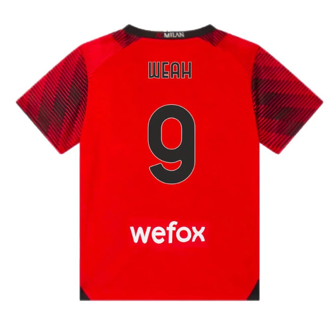 2023-2024 AC Milan Home Mini Kit (Weah 9) — Buy Now