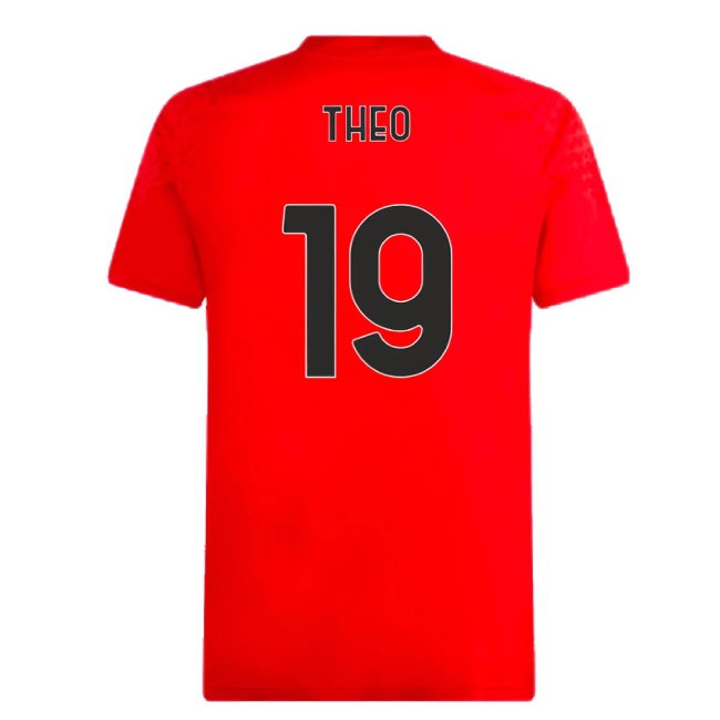 2023-2024 AC Milan Training Jersey (Red) (Theo 19) — Shop Online