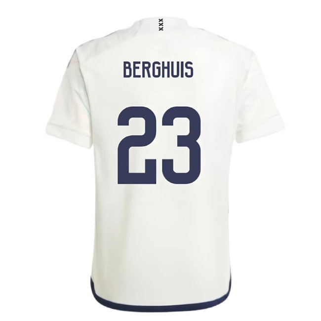 2023-2024 Ajax Away Shirt (Kids) (BERGHUIS 23) — Shop Now