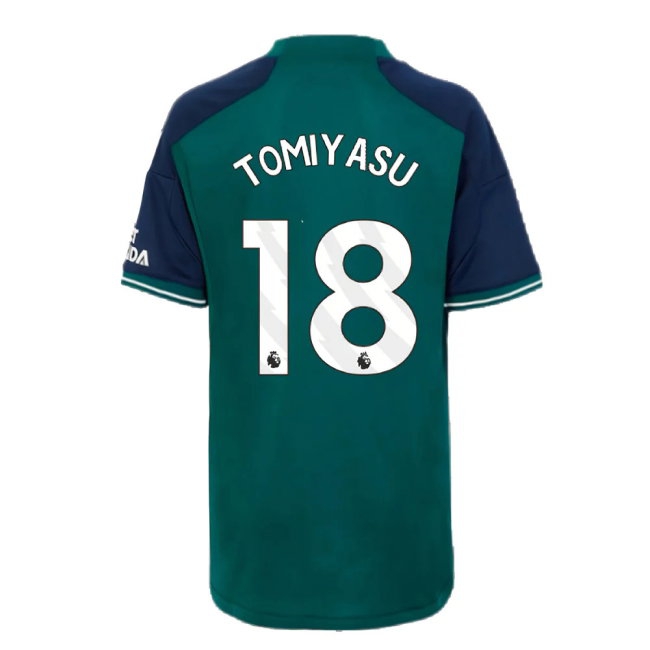 2023-2024 Arsenal Third Shirt (Kids) (Tomiyasu 18) — Buy Online