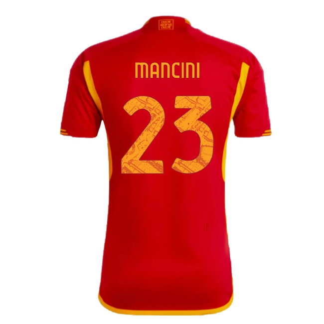 2023-2024 AS Roma Home Shirt (MANCINI 23) — Shop Now