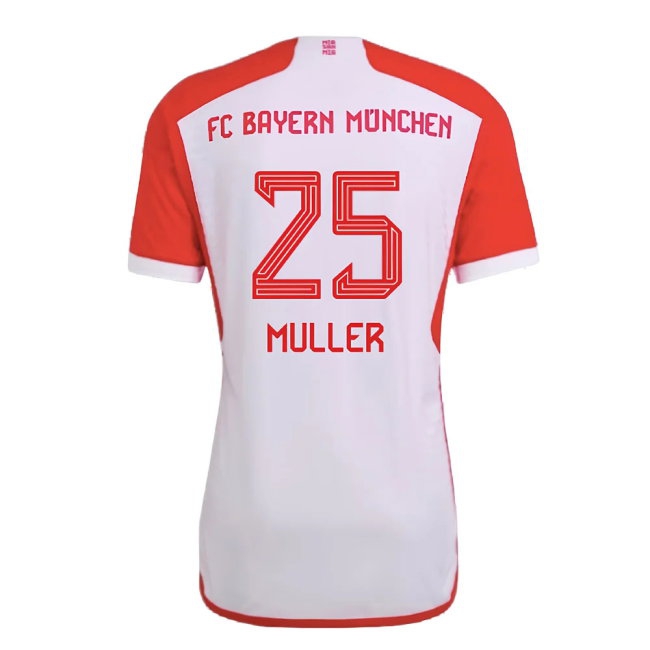 2023-2024 Bayern Munich Player Version Home Shirt (Muller 25) — Shop Online