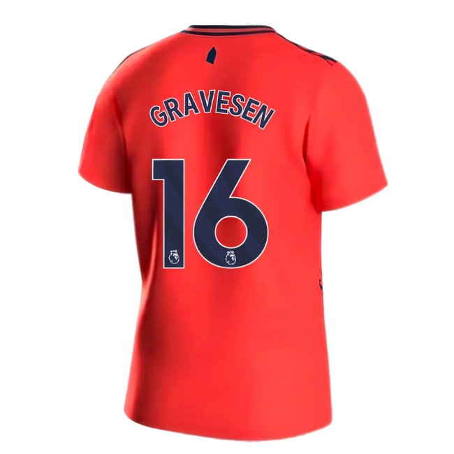 2023-2024 Everton Away Shirt (GRAVESEN 16) — Buy Now