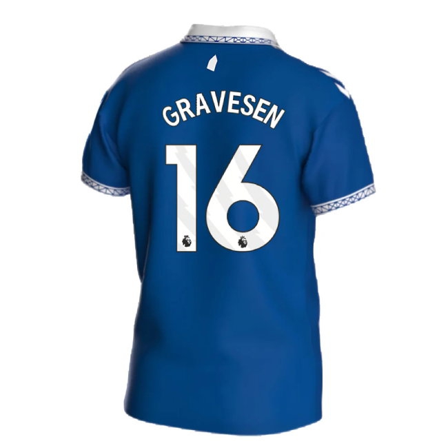 2023-2024 Everton Home Shirt (GRAVESEN 16) — Buy Now