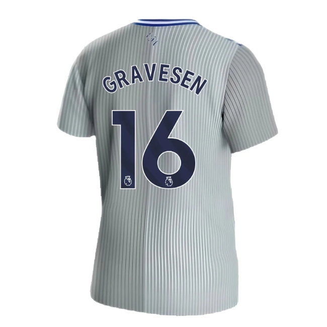 2023-2024 Everton Third Shirt (GRAVESEN 16) — Buy Online