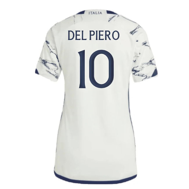 2023-2024 Italy Away Shirt (Ladies) (DEL PIERO 10) — Shop Now