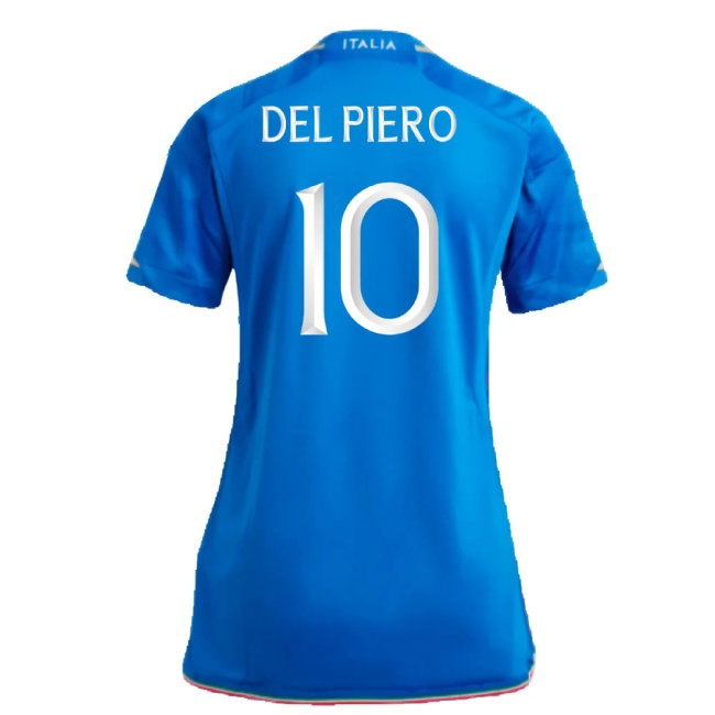 2023-2024 Italy Home Shirt (Ladies) (DEL PIERO 10) — Buy Online