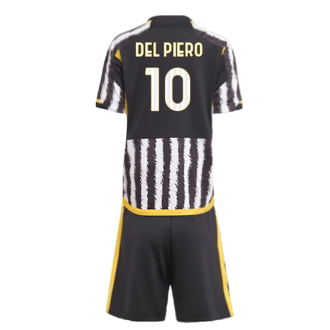 2023-2024 Juventus Home Mini Kit (DEL PIERO 10) — Buy Now