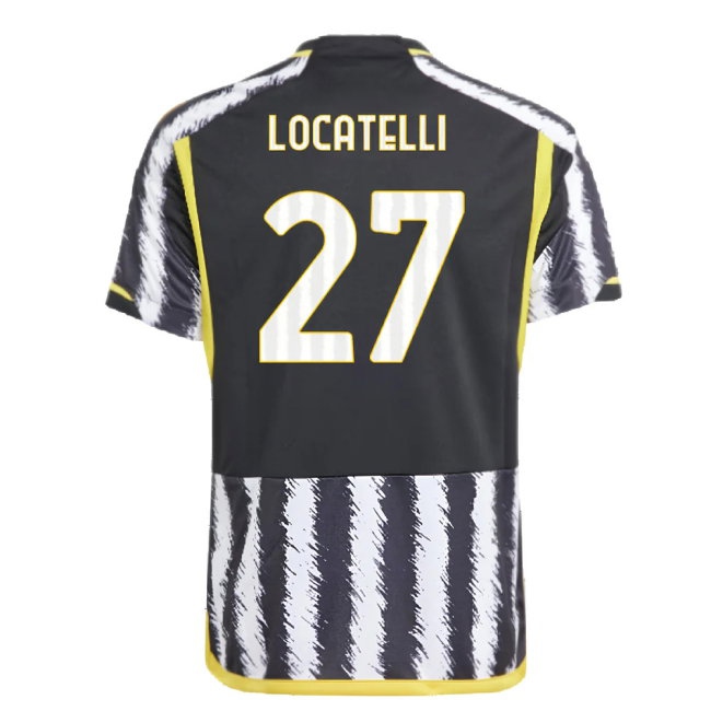 2023-2024 Juventus Home Shirt (Kids) (LOCATELLI 27) — Buy Online
