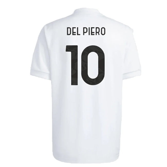 2023-2024 Juventus Icon Jersey (White) (DEL PIERO 10) — Buy Now