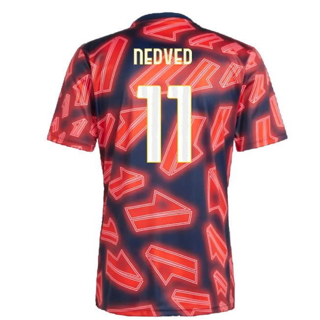 2023-2024 Juventus Pre Match Shirt (Night Indigo) (NEDVED 11) — Buy Now