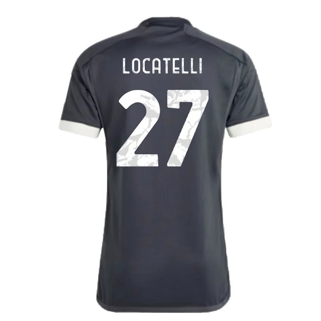 2023-2024 Juventus Third Shirt (LOCATELLI 27) — Buy Now