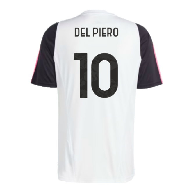2023-2024 Juventus Training Shirt (White) (DEL PIERO 10) — Buy Online