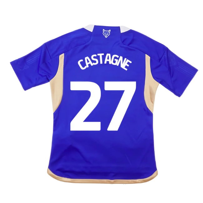 2023-2024 Leicester City Home Shirt (Kids) (Castagne 27) — Buy Now