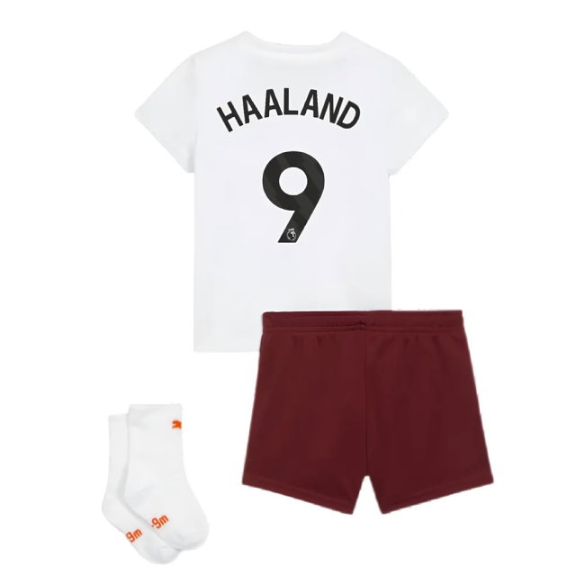 2023-2024 Man City Away Baby Kit (HAALAND 9) — Buy Online