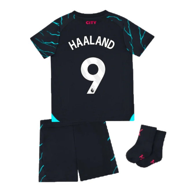 2023-2024 Man City Third Baby Kit (HAALAND 9) — Shop Online