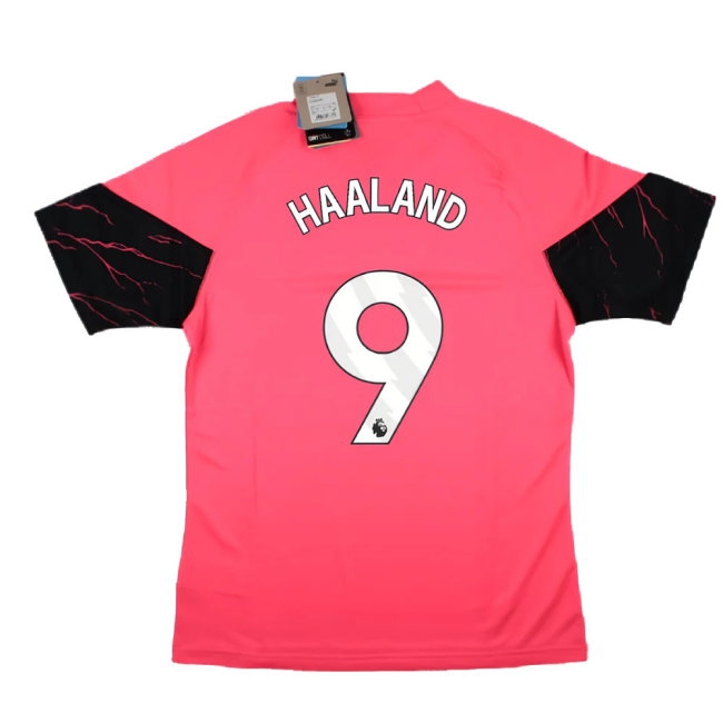 2023-2024 Man City Training Jersey (Sunset Glow) (HAALAND 9) — Buy Online
