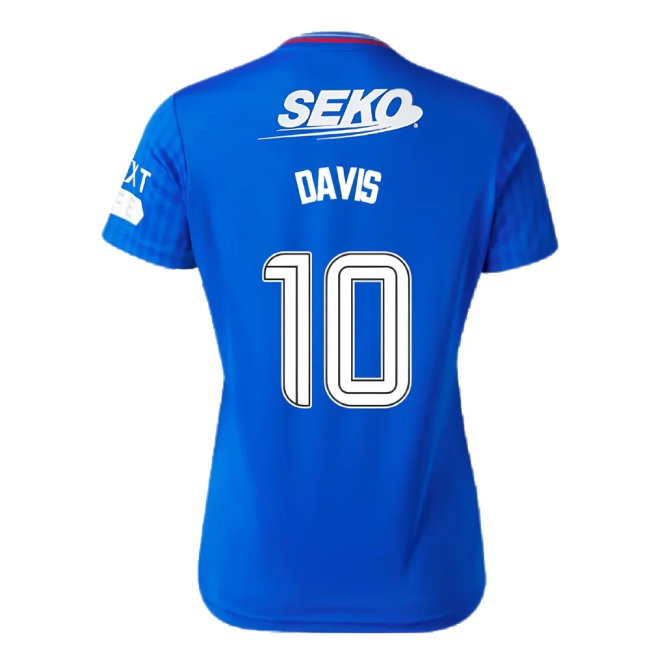 2023-2024 Rangers Home Shirt (Ladies) (Davis 10) — Shop Online