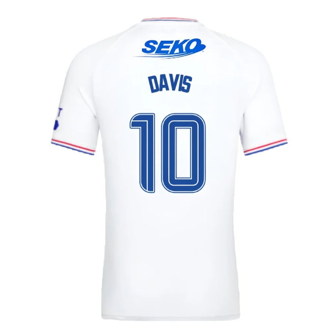 2023-2024 Rangers Pro Player Version Away Shirt (Davis 10) — Buy Online
