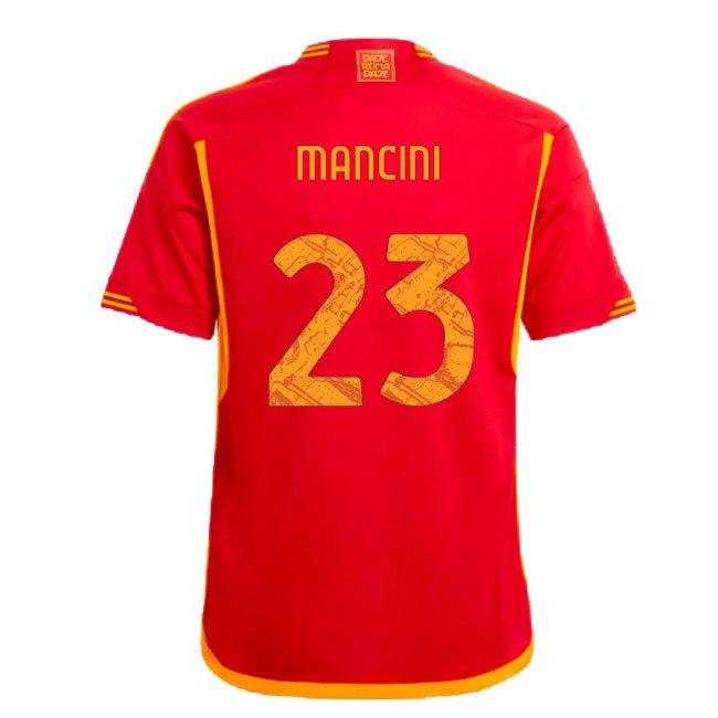 2023-2024 Roma Home Shirt (Kids) (MANCINI 23) — Shop Now