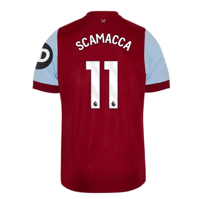 2023-2024 West Ham Home Shirt (Kids) (SCAMACCA 11) — Buy Online