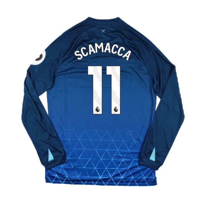 2023-2024 West Ham Long Sleeve Third Shirt (SCAMACCA 11) — Shop Now